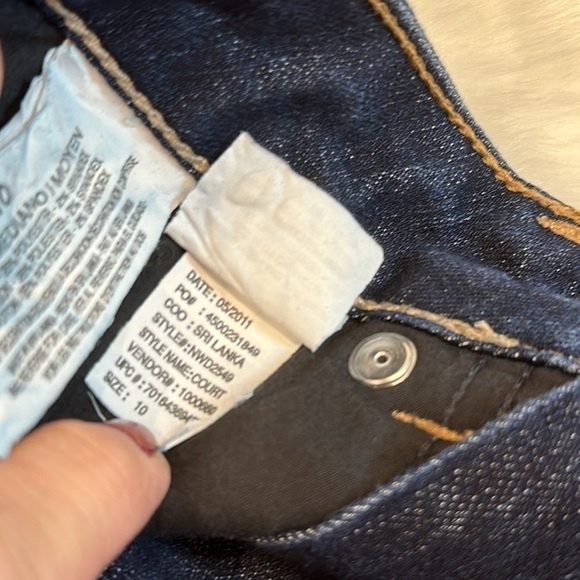 Nine West jeans court street boot cut size 10/29 average - Picture 12 of 12